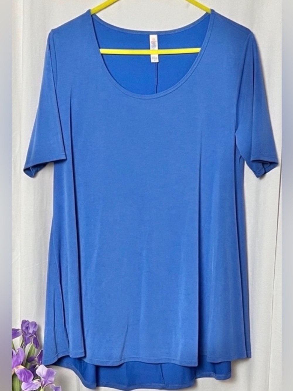 LuLaRoe Blue Women's Perfect T Tunic Top Size Medium